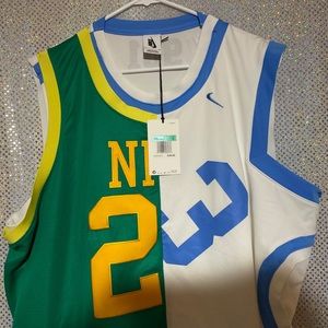 New men's Nikelab half Jordan half LeBron basketball jersey size XL